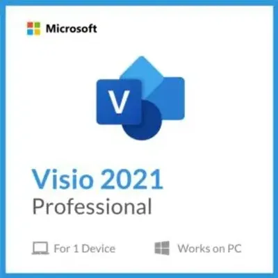 Microsoft Visio Professional 2021 - DIGITAL Email Delivery